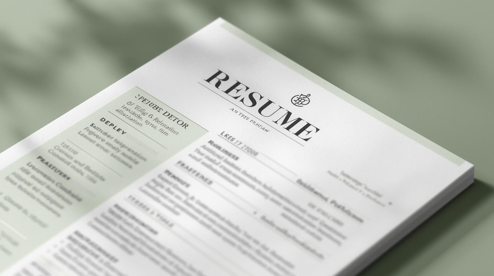 Suede Resume Refresh